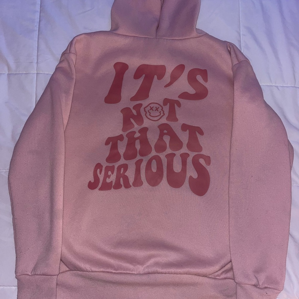 Pink Hoodie with Graphic
